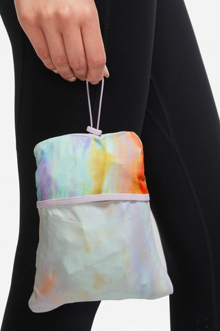 Giacca con cappuccio tie and dye - Verde acqua e arancione - Nike