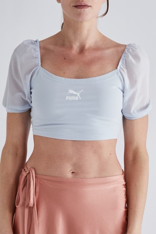 Crop top - Azzurro - Puma