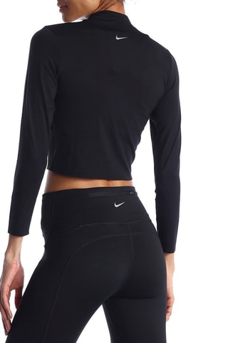 Crop top et legging taille haute de yoga - Noir - Nike