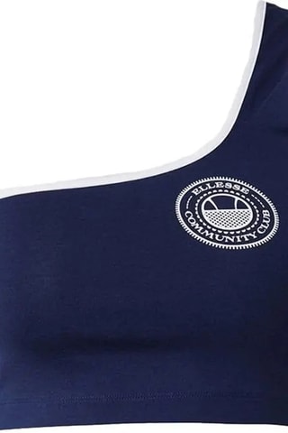 Crop top asymétrique - Bleu marine - Ellesse