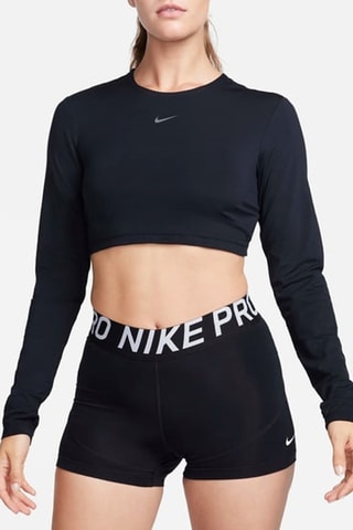 Crop top d’entraînement - Noir - Nike