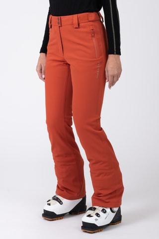 Pantalon de ski taille haute Idril - Orange - Sun Valley