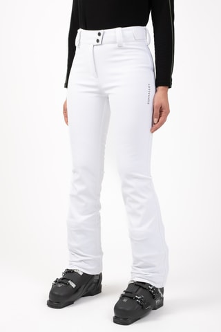 Pantalon slim de ski Softshell Isoar - Blanc - Sun Valley