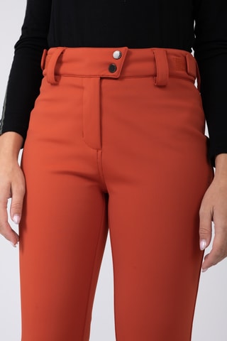 Pantalon slim de ski Softshell Isoar - Orange - Sun Valley