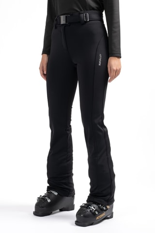 Pantalon slim de ski Softshell Izalys - Noir - Sun Valley