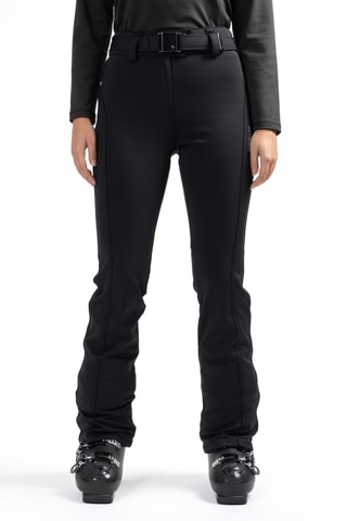 Pantalon slim de ski Softshell Izalys - Noir - Sun Valley