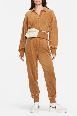 Polo en velours - Marron - Nike