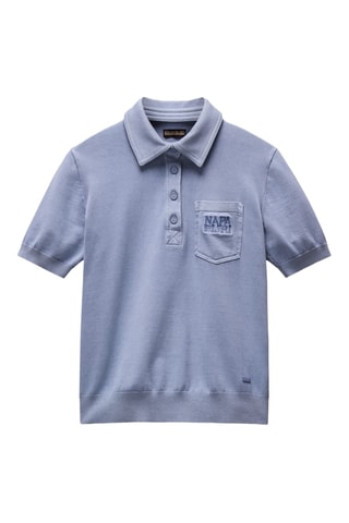 Polo D Cassis - Celeste - Napapijri
