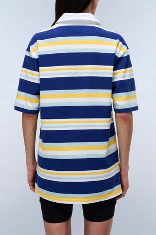 Polo Ete - Navy e giallo - Napapijri