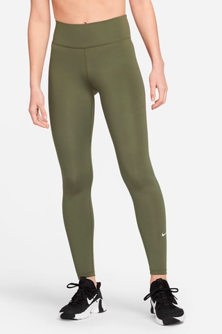 Legging de sport taille haute One Vert olive - Nike
