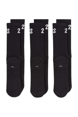 3 paires de chaussettes hautes - Noir - Jordan