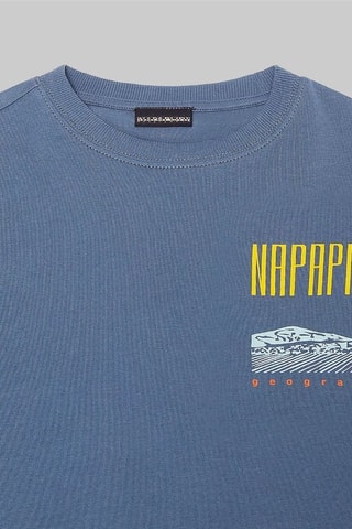 T-shirt K S-Sella - Gris foncé - Napapijri
