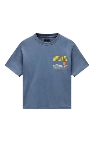 T-shirt K S-Sella - Gris foncé - Napapijri