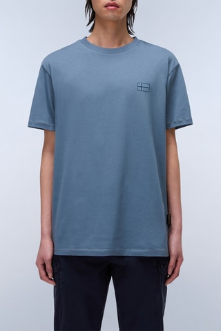 T-shirt S Sorano - Blu-grigio - Napapijri