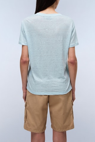 Linnen T-shirt S Ete - Lichtblauw