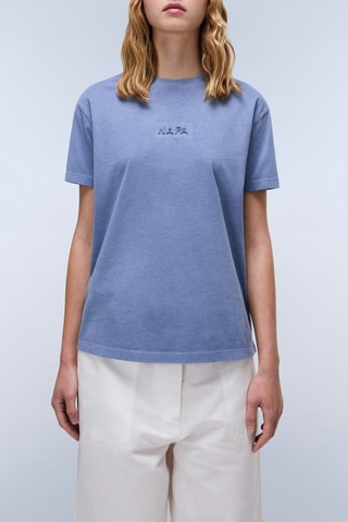 T-shirt S Azure - Lichtblauw