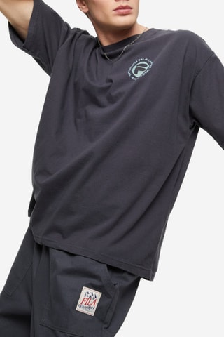 T-shirt oversize - Nero - Fila