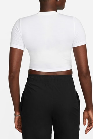 T-shirt cropped - Wit - Nike