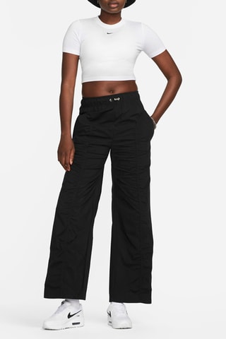 T-shirt cropped - Wit - Nike