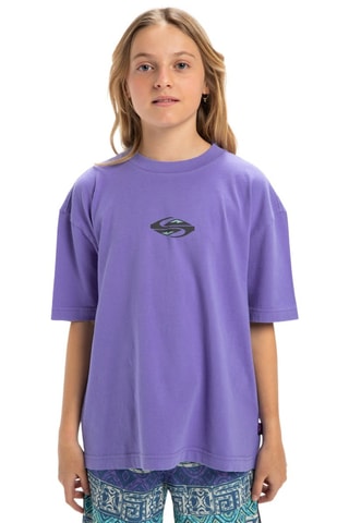 T-shirt en coton biologique - Violet - Quiksilver