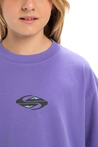 T-shirt en coton biologique - Violet - Quiksilver
