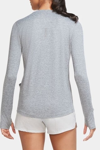 T-shirt de running Element Dri-FIT - Gris chiné - Nike