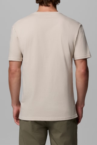 T-shirt en coton biologique CSC Basic Logo™ - Marron clair