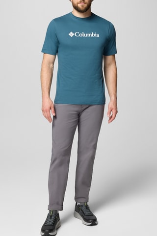 T-shirt in cotone bio CSC Basic Logo™ - Petrolio