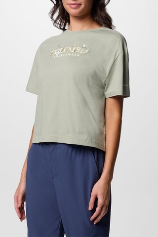 Biologisch Katoenen Regular T-shirt Rolling Bend™ - Kaki