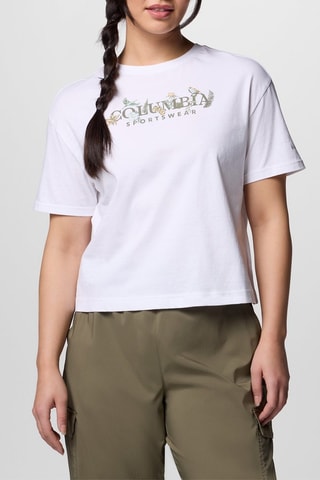 Biologisch Katoenen Regular T-shirt Rolling Bend™ - Wit