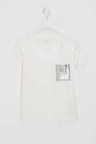 T-shirt Platten - Ecru