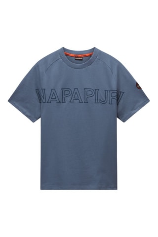 T-shirt S Ambra - Blu-grigio - Napapijri