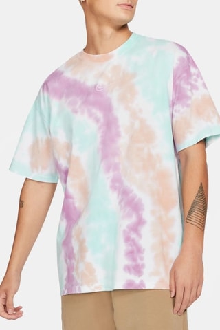 T-shirt oversize tie and dye - Celeste e malva - Nike
