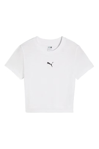 T-shirt cropped - Wit - Puma