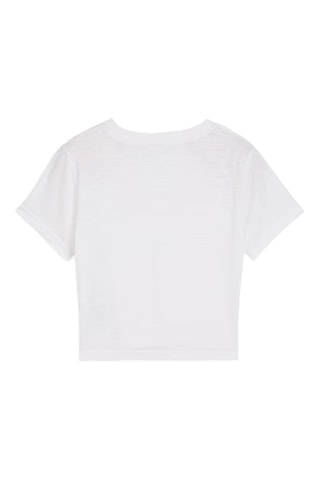 T-shirt cropped - Wit - Puma