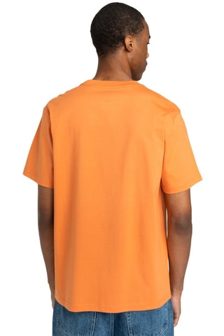 T-shirt regular in cotone bio - Arancione - Element