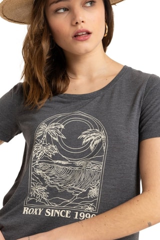 T-shirt - Gemêleerd Zwart