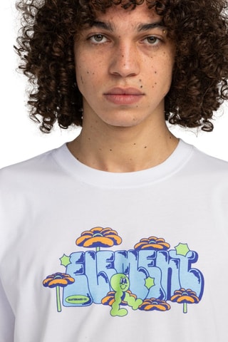 T-shirt relaxed en coton biologique - Blanc - Element