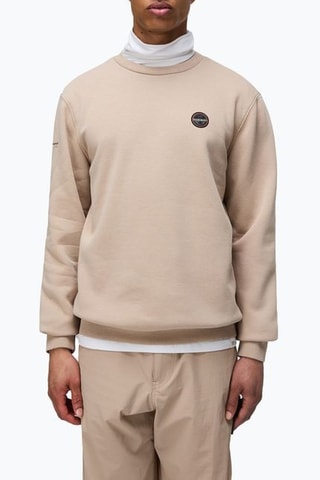 Sweat B Badge - Beige - Napapijri