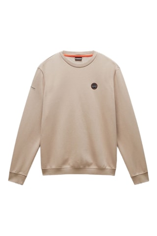 Sweat B Badge - Beige - Napapijri