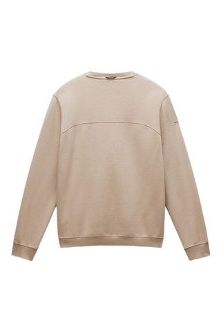 Sweat B Badge - Beige - Napapijri