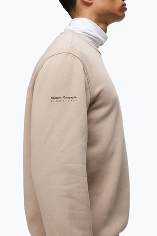 Sweat B Badge - Beige - Napapijri