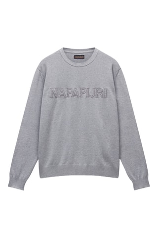 Sweat Ambra - Gris clair chiné - Napapijri