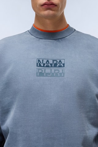 Sweat B Sorano - Bleu canard - Napapijri