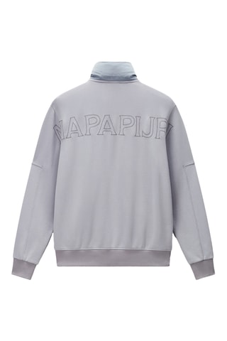 Sweat à capuche B Ambra - Gris - Napapijri
