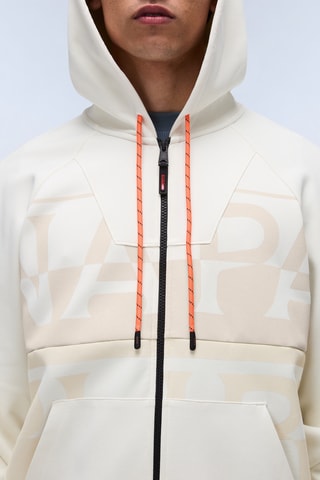Sweat à capuche B Anghiari - Ecru - Napapijri