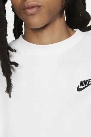 Felpa in pile - Bianco e nero - Nike