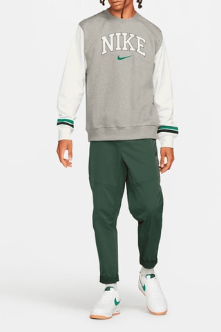 Sweat Retro Varsity Gris et vert - Nike