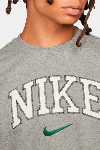 Sweat Retro Varsity Gris et vert - Nike