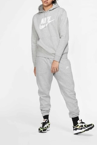 Felpa con cappuccio - Grigio chiaro melange - Nike